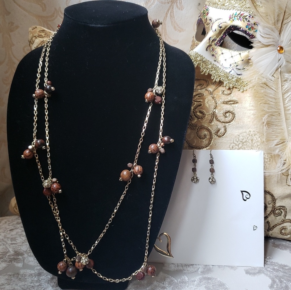 📿Cache'- Necklace & Earing Set